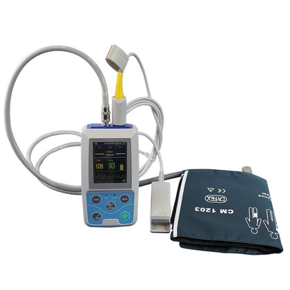 Monitor de paciente para uso humano. Uso ambulatorio, compacto y portable.