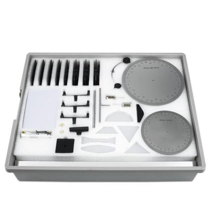 Conjunto de Optica para Laboratorio de Física