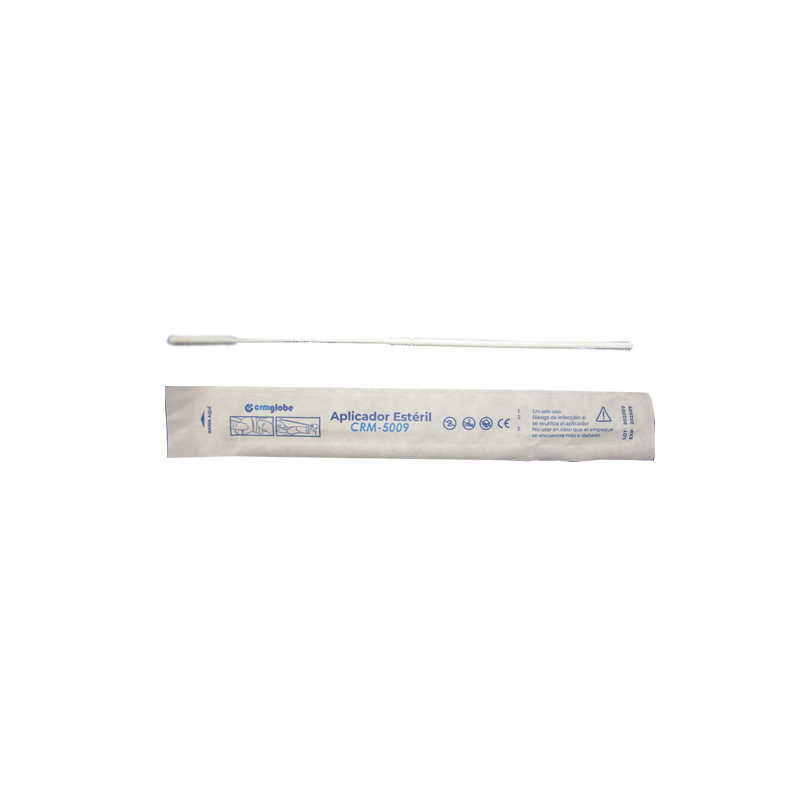 Hisopo de nylon estéril para toma de muestra nasal