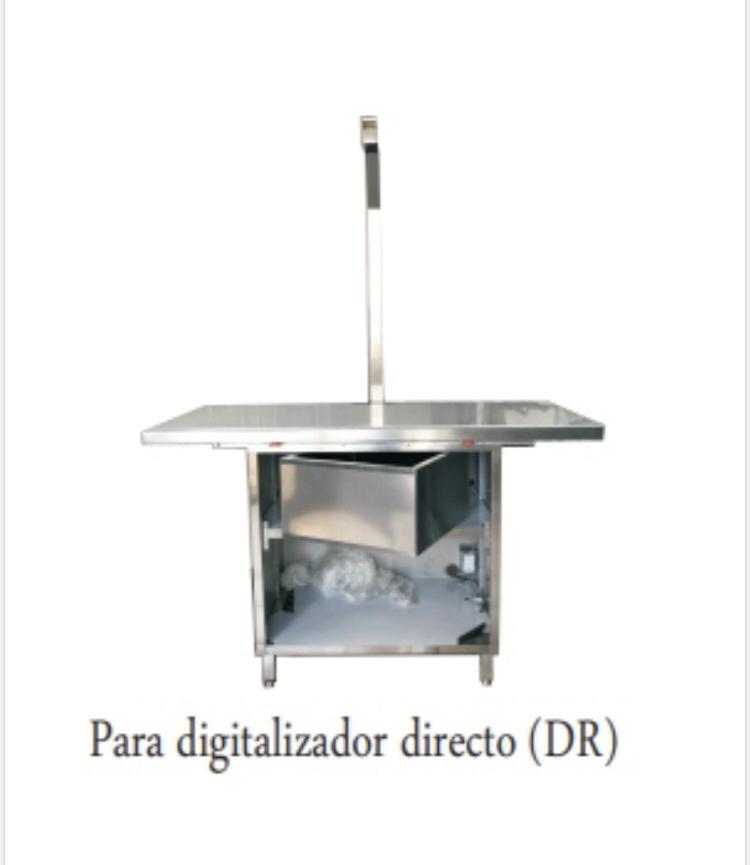 Mesa (CR) de Radiología para uso Veterinario. (3 Modelos diferentes).