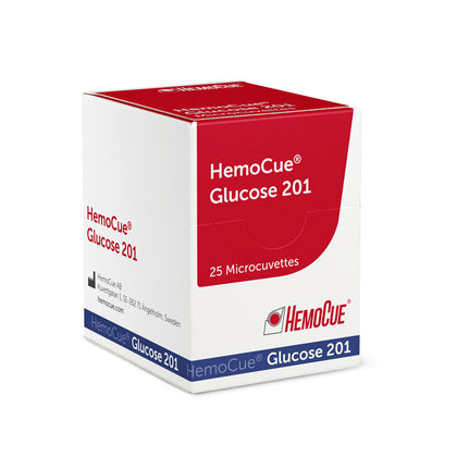 Microcubetas para analizador HemoCue Glucose 201 RT
