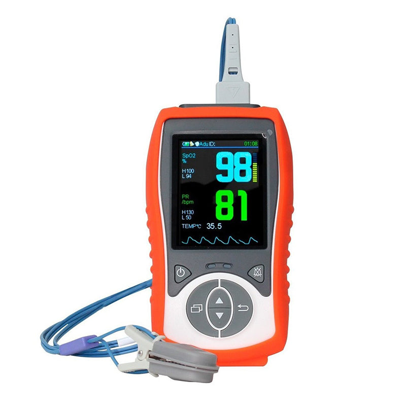 Oxímetro de Pulso Veterinario. Monitoreo de 3 Parámetros ( SpO2, PR y Temperatura).